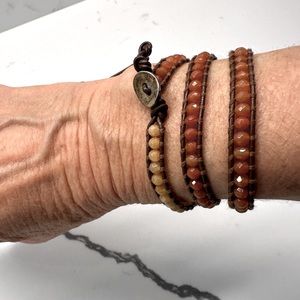 Assortment of Chan Luu wrap bracelets